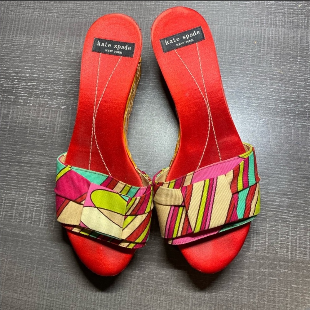 Vintage kate spade platform sandals